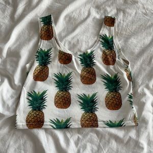 Brand new pineapple crop top